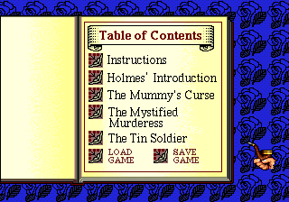 Sherlock Holmes: Consulting Detective screenshot 5 for Sega Mega CD